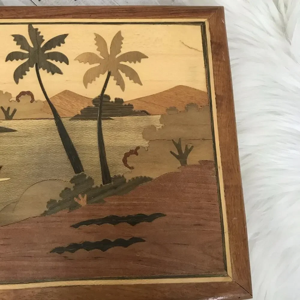 Vintage Made in Guatemala Wooden Art Piece